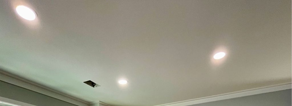 Popcorn ceiling evaluation before removal in CT homes.